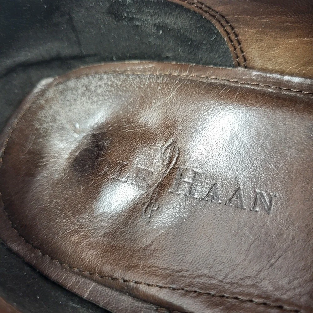 Cole Haan Air Loafer Mens Size 11 M‎ Brown Leather Slip On C11015 Comfort Shoes